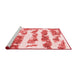 Modern Red Washable Rugs