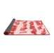 Abstract Red Modern Area Rugs