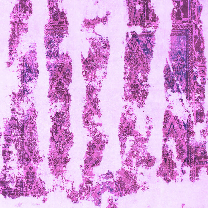 Square Abstract Purple Modern Rug, abs832pur