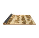 Sideview of Abstract Brown Modern Rug, abs832brn