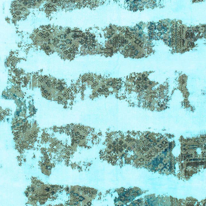 Machine Washable Abstract Light Blue Modern Rug, wshabs832lblu