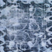 Square Abstract Sky Blue Persian Rug, abs833