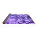 Sideview of Persian Purple Bohemian Rug, abs833pur