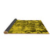 Sideview of Persian Yellow Bohemian Rug, abs833yw