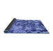 Sideview of Persian Blue Bohemian Rug, abs833blu