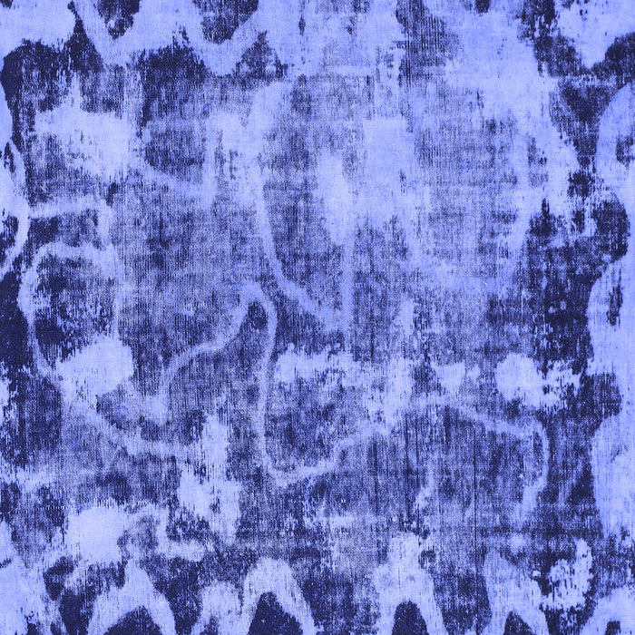 Square Persian Blue Bohemian Rug, abs833blu