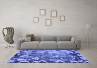 Machine Washable Persian Blue Bohemian Rug, wshabs833blu