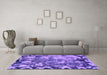 Machine Washable Persian Purple Bohemian Area Rugs in a Living Room, wshabs833pur