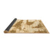 Sideview of Abstract Brown Modern Rug, abs834brn