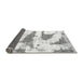 Sideview of Abstract Gray Modern Rug, abs834gry