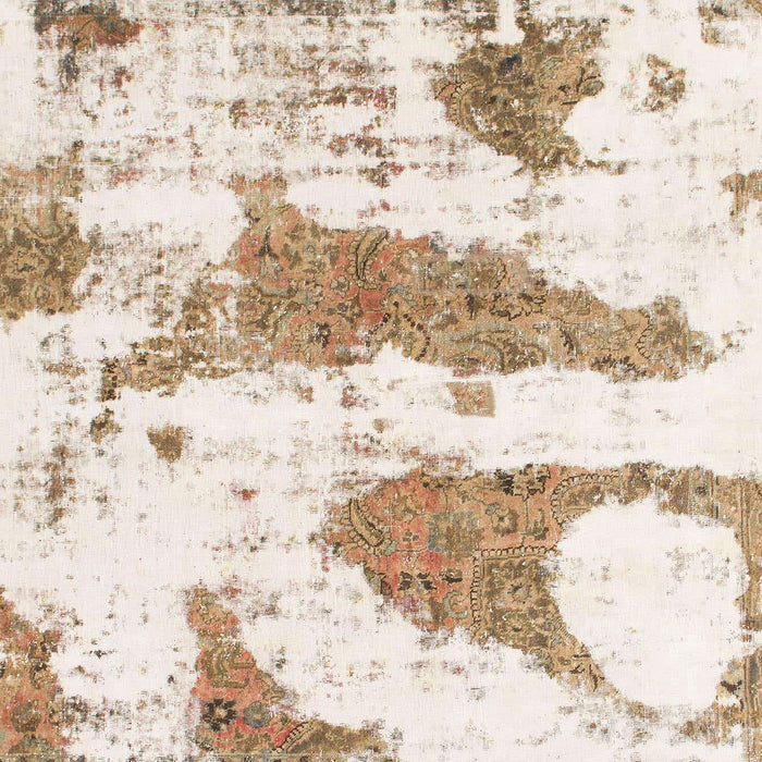 Machine Washable Abstract Champagne Beige Rug, wshabs834