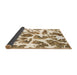 Sideview of Abstract Light Brown Modern Rug, abs835