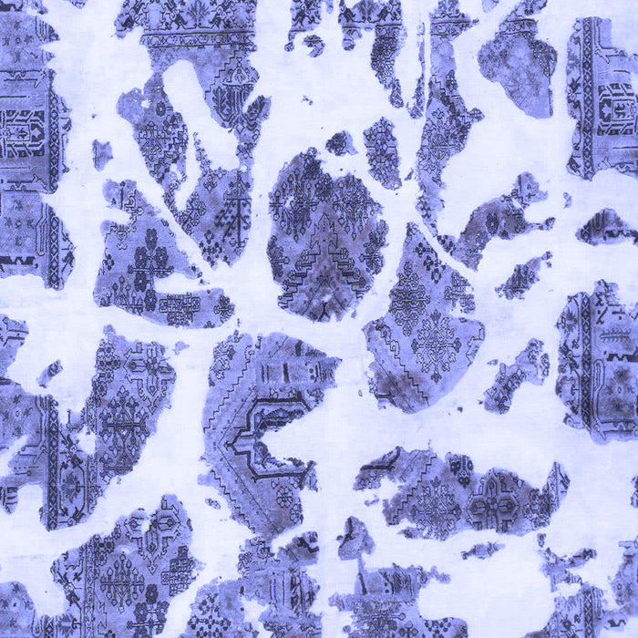 Abstract Blue Modern Rug, abs835blu