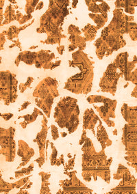 Abstract Orange Modern Rug, abs835org