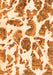 Abstract Orange Modern Rug, abs835org