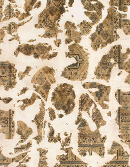 Abstract Light Brown Modern Rug, abs835