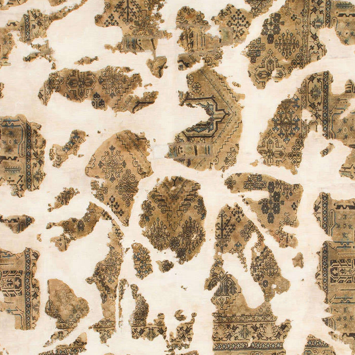 Abstract Light Brown Modern Rug, abs835