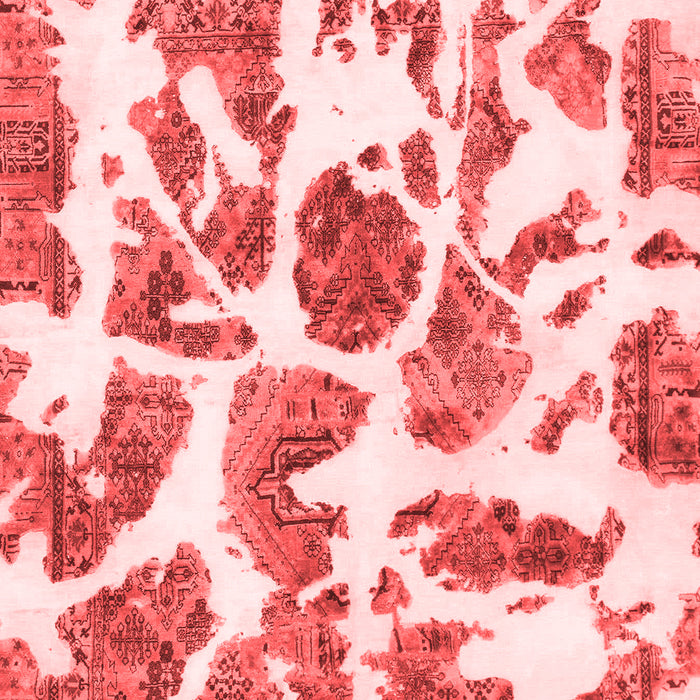 Machine Washable Abstract Red Modern Rug, wshabs835red