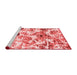 Modern Red Washable Rugs