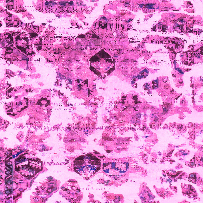 Machine Washable Abstract Pink Modern Rug, wshabs836pnk