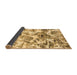 Sideview of Abstract Brown Modern Rug, abs836brn