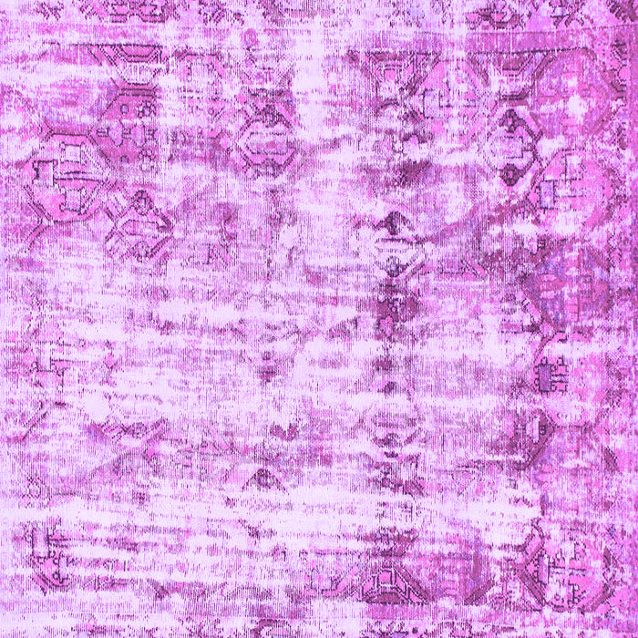 Square Abstract Purple Modern Rug, abs837pur