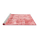 Modern Red Washable Rugs