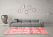 Modern Red Washable Rugs