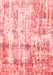 Abstract Red Modern Area Rugs