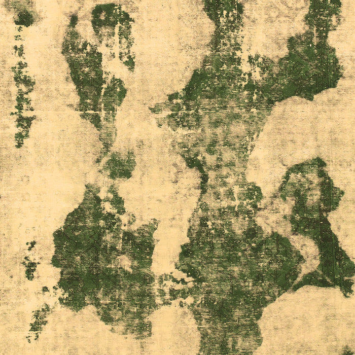 Abstract Brown Modern Rug, abs838brn