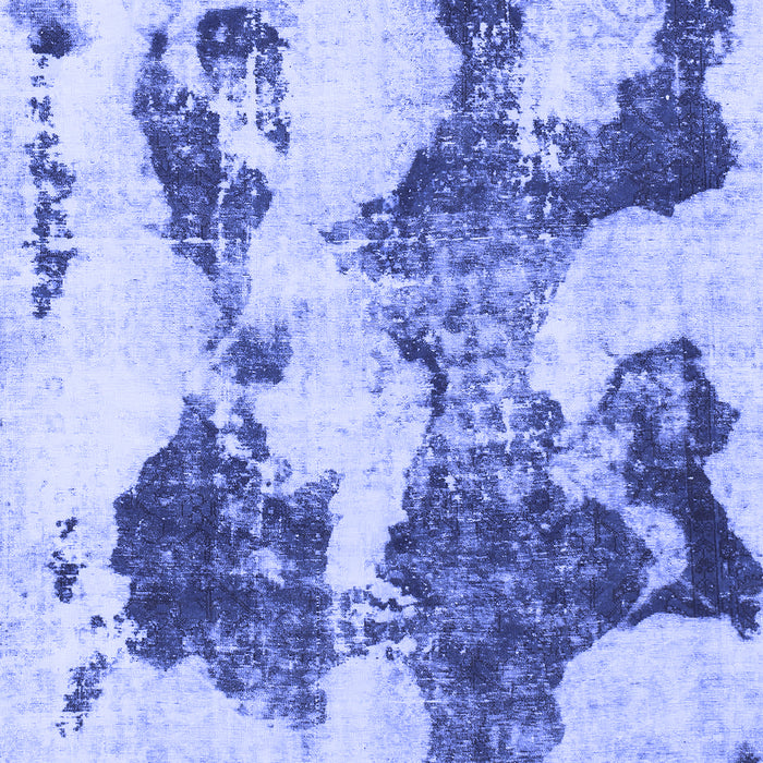 Abstract Blue Modern Rug, abs838blu