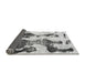 Sideview of Abstract Gray Modern Rug, abs838gry