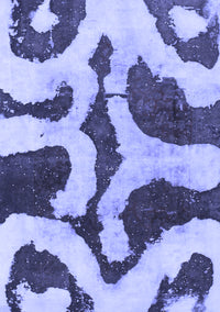 Abstract Blue Modern Rug, abs839blu