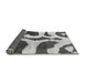 Sideview of Abstract Gray Modern Rug, abs839gry