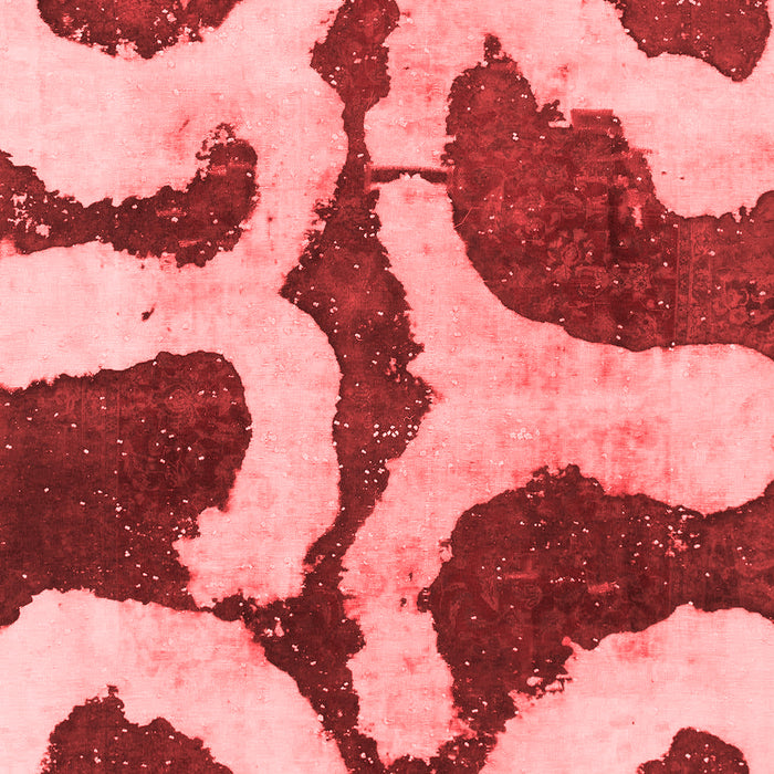 Machine Washable Abstract Red Modern Rug, wshabs839red