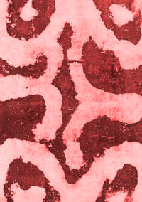 Abstract Red Modern Rug, abs839red