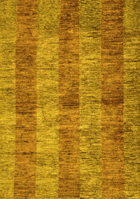 Abstract Yellow Modern Rug, abs83yw