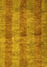 Abstract Yellow Modern Rug, abs83yw