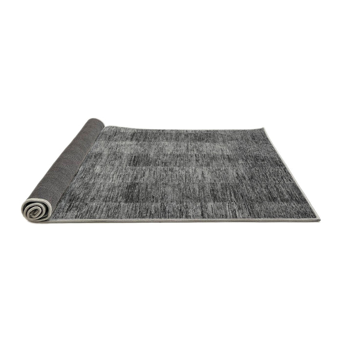 Sideview of Abstract Gray Modern Rug, abs83gry