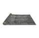 Sideview of Abstract Gray Modern Rug, abs83gry