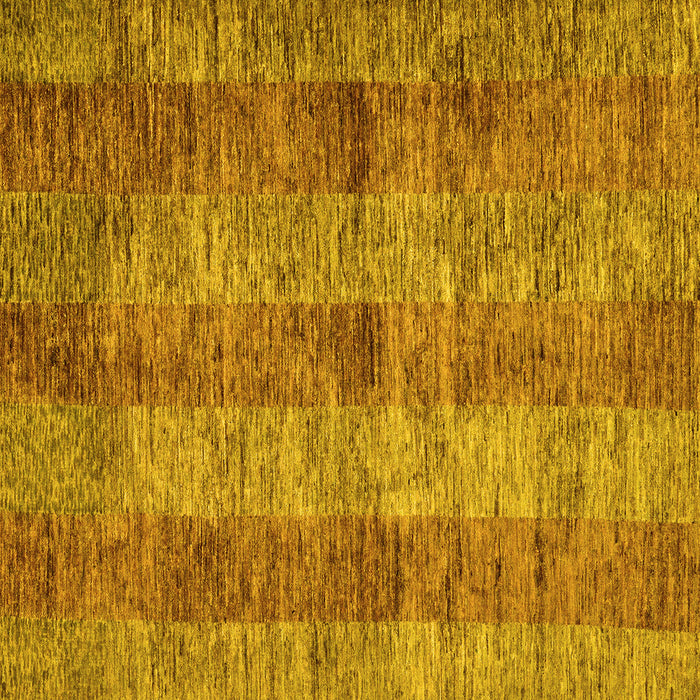 Square Abstract Yellow Modern Rug, abs83yw