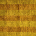 Square Abstract Yellow Modern Rug, abs83yw