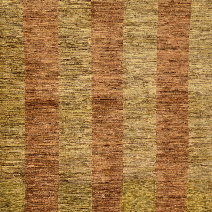 Square Machine Washable Abstract Dark Orange Rug, wshabs83