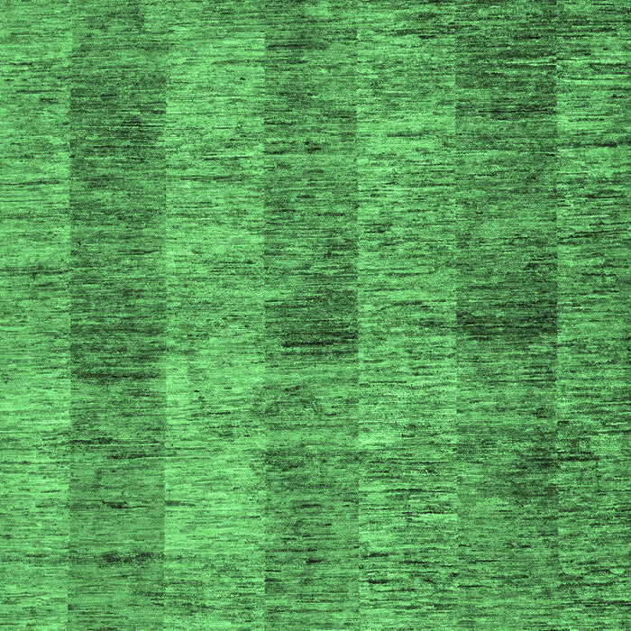 Machine Washable Abstract Emerald Green Modern Area Rugs, wshabs83emgrn