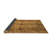 Sideview of Abstract Brown Modern Rug, abs83brn