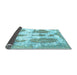 Sideview of Abstract Light Blue Modern Rug, abs840lblu