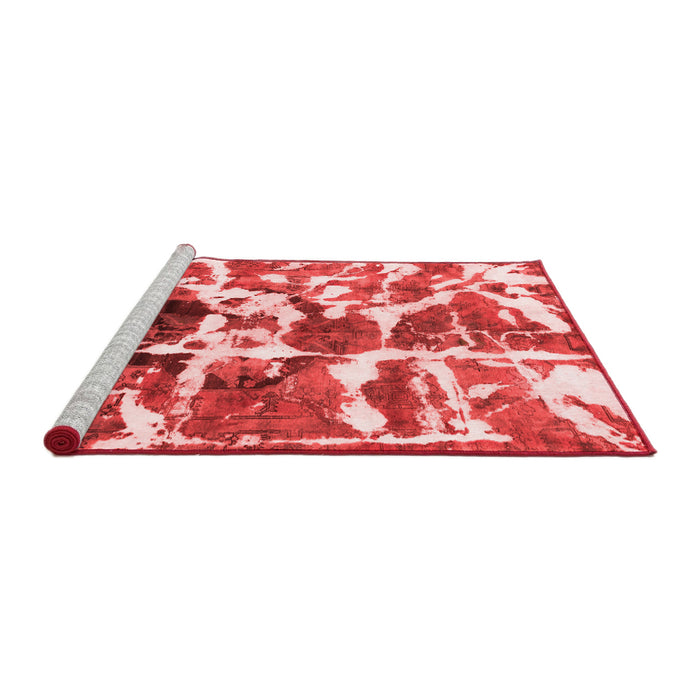 Modern Red Washable Rugs