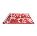 Modern Red Washable Rugs