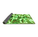 Sideview of Abstract Green Modern Rug, abs841grn