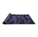 Sideview of Abstract Deep Purple Modern Rug, abs842